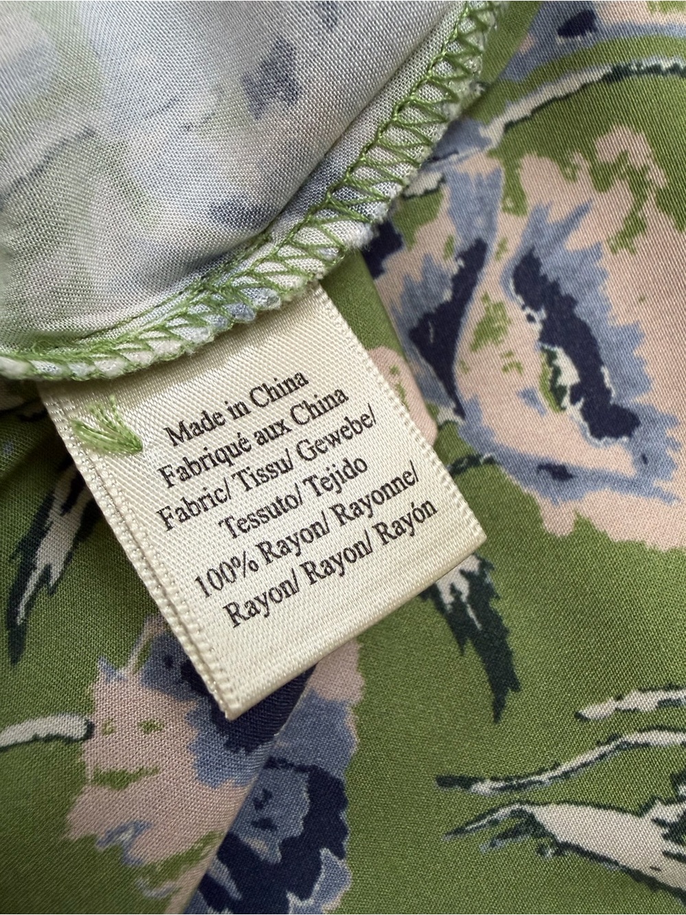 Anthropologie Porridge Lausanne Floral Green Midi Dress Size Medium - Picture 4 of 11